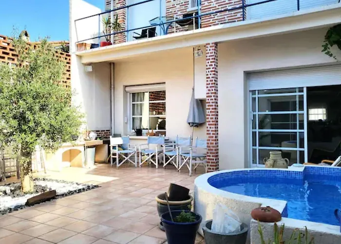 Ferienhaus St Agne - Maison 3 Ch Patio